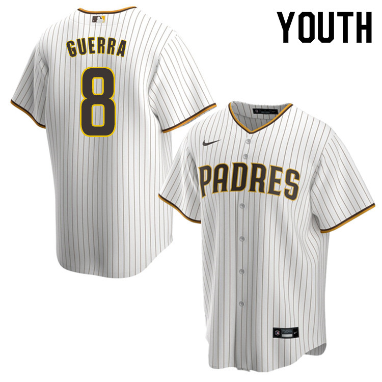 Nike Youth #8 Javy Guerra San Diego Padres Baseball Jersey Sale-White